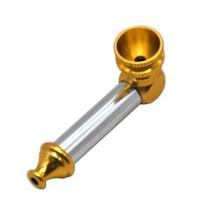 Mini Golden Metal Pot Pipe | Smoking Pipes For Sale | Free NZ Shipping