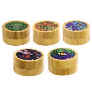 Wooden 2 Layer Weed Grinder/Herb Grinders For Sale | Free NZ Shipping