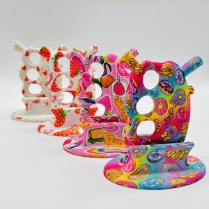 Plastic Knuckle Bubbler Pipe | Bubbler Bongs For Sale | Free NZ Shipping