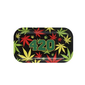 Tinplate Portable Multi Pattern Cigarette Rolling Tray | Free NZ Shipping