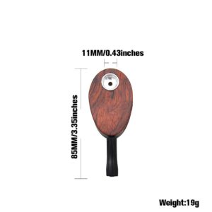 Oval Smoking Wooden Pipe | Smoking Pipes For Sale | Free NZ Shipping