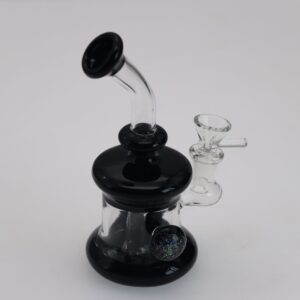 6" Starry Sky Ball Black Dab Rig | Wax Rigs For Sale | Free NZ Shipping
