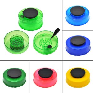 Mini Plastic Weed/Herb Grinder 2 Layer For Sale | Free NZ Shipping