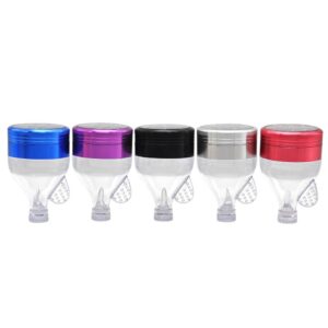 Funnel Aluminum Alloy Herb Grinder 2 Layer For Sale | Free NZ Shipping