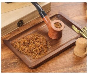 Solid Wood Walnut Storage Weed Rolling Tray For Sale | Free NZ Shipping