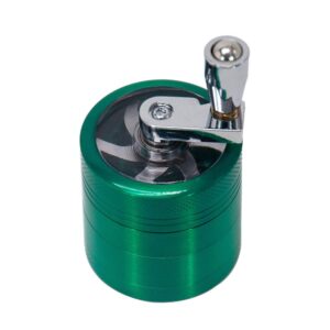 Zinc Alloy 4 Layer Crank Herb Grinder For Sale | Free NZ Shipping