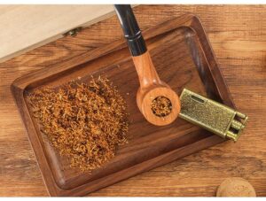 Solid Wood Walnut Storage Weed Rolling Tray For Sale | Free NZ Shipping