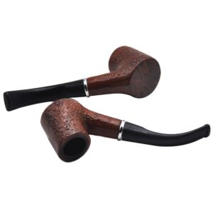 Flat Wooden Sherlock Pipe | Tobacco Pipes For Sale | Free NZ Shipping
