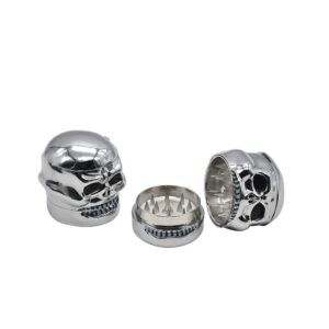 Skull Metal Weed/Herb Grinder 3 Layer For Sale | Free NZ Shipping