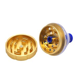Funnel Aluminum Alloy Weed Grinder 2 Layer For Sale | Free NZ Shipping