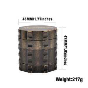 Zinc Alloy Copper Weed Grinder 4 Layer For Sale | Free NZ Shipping