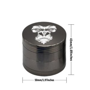 Orangutan Pattern Metal Weed Grinder 4 Piece For Sale | Free NZ Shipping