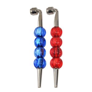 Four Beads Metal Weed Pipe | Pot Pipes For Sale | Free NZ Shipping