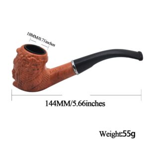 Classic Engraved Wooden Pipe/Smoking Pipes For Sale | Free NZ Shipping