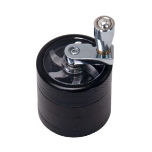 Zinc Alloy 4 Layer Crank Herb Grinder For Sale | Free NZ Shipping