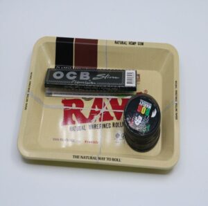 RAW Hand Rolled Cigarette Metal Rolling Tray For Sale | Free NZ Shipping