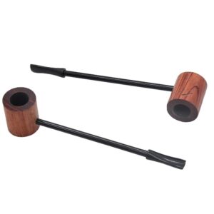 Straight Stem Wooden Pot Pipe/Smoking Pipes For Sale | Free NZ Shipping