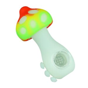 Luminous Mushroom Silicone Novelty Pipe For Sale | Free NZ Shipping
