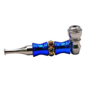 Colored Enamel Inlaid Metal Pipe | Pot Pipes For Sale | Free NZ Shipping
