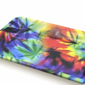 Tinplate Leaf Pattern Portable Rolling Tray For Sale | Free NZ Shipping