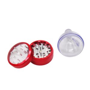 Funnel Aluminum Alloy Herb Grinder 2 Layer For Sale | Free NZ Shipping