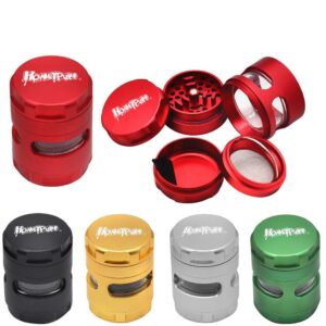 Window Aluminum Alloy Weed Grinder 4 Layer For Sale | Free NZ Shipping