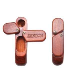 Two-layer Rotary Wood Pipe | Weed Bowls For Sale | Free NZ Shipping