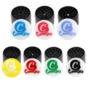 Cookies Zinc Alloy 4 Layer Herb Grinder For Sale | Free NZ Shipping