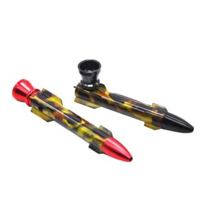 Rocket Missile Metal Pot Pipe | Weed Pipes For Sale | Free NZ Shipping