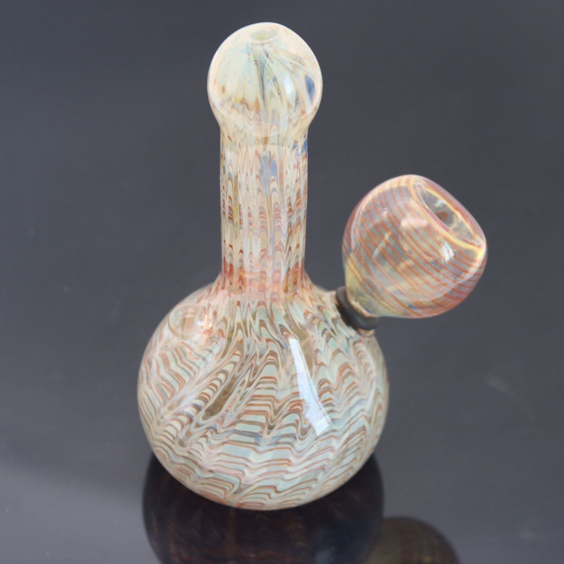 jpg_70857797-b204-4439-9cfd-6e0a3f23962d 6" Fumed Glass Mini Weed Bong | Water Pipes For Sale | Free NZ Shipping