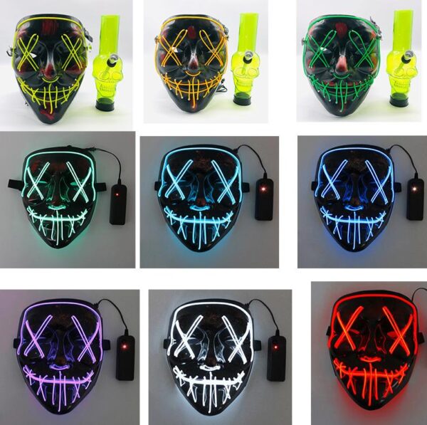 Colorful Gas Mask Bong Acrylic Water Pipe For Sale | Free NZ Shipping
