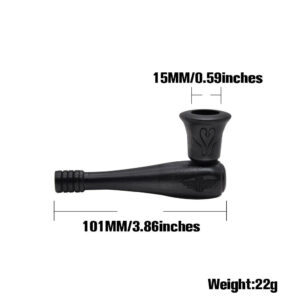 Black Engraving Wooden Pipe | Weed Pipes For Sale | Free NZ Shipping