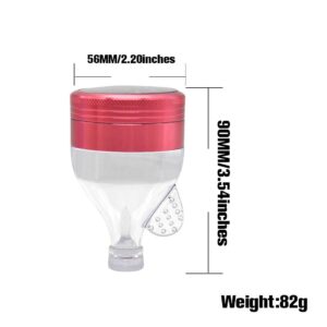 Funnel Aluminum Alloy Herb Grinder 2 Layer For Sale | Free NZ Shipping