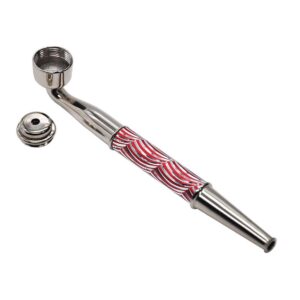 Wavy Stripe Metal Pot Pipe Cap | Weed Pipes For Sale | Free NZ Shipping