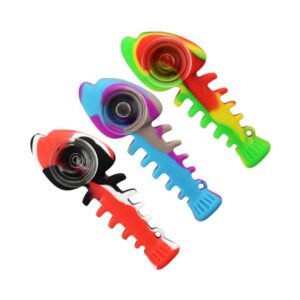 Fish Bone Silicone Weed Pipe | Novelty Pipes For Sale | Free NZ Shipping