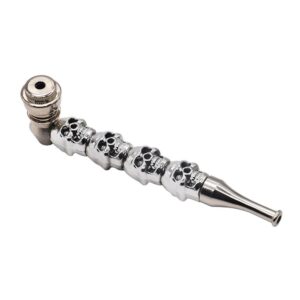 Portable Skull Metal Tobacco Pipe | Pot Pipes For Sale | Free NZ Shipping