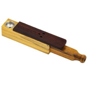 Push-pull Wooden Weed Pipe | Pot Pipes For Sale | Free NZ Shipping