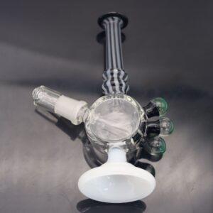 6" White Glass Dab Rig | Water Wax/Oil Rigs For Sale | Free NZ Shipping