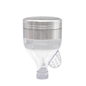 Funnel Aluminum Alloy Herb Grinder 2 Layer For Sale | Free NZ Shipping