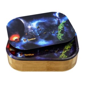 Bamboo Storage Tinplate Cover Rolling Tray For Sale | Free NZ Shipping