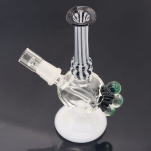 6" White Glass Dab Rig | Water Wax/Oil Rigs For Sale | Free NZ Shipping