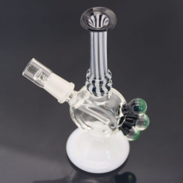 6" White Glass Dab Rig | Water Wax/Oil Rigs For Sale | Free NZ Shipping