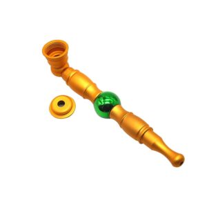 Bamboo Matte Stem Metal Pipe | Pot Pipes For Sale | Free NZ Shipping