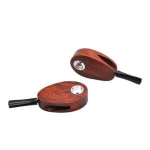 Oval Smoking Wooden Pipe | Smoking Pipes For Sale | Free NZ Shipping