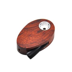 Oval Smoking Wooden Pipe | Smoking Pipes For Sale | Free NZ Shipping