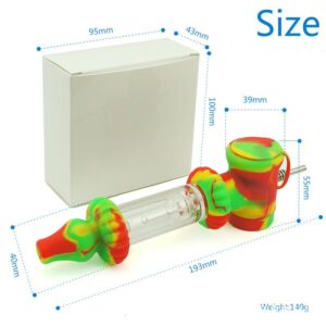 Silicone Nectar Collector Pipe For Weed/Concentrate | Free NZ Shipping