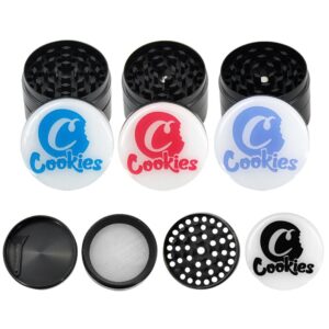 Cookies Zinc Alloy 4 Layer Herb Grinder For Sale | Free NZ Shipping