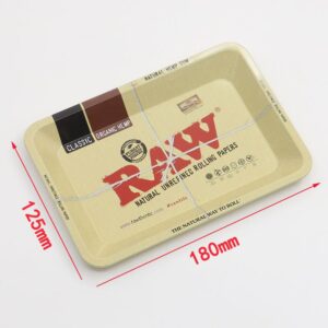 RAW Hand Rolled Cigarette Metal Rolling Tray For Sale | Free NZ Shipping