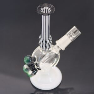 6" White Glass Dab Rig | Water Wax/Oil Rigs For Sale | Free NZ Shipping