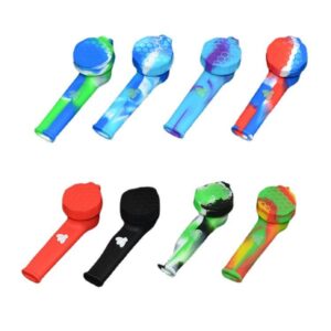 Honeycomb Silicone Pipe w/ Lid/Weed Bowls For Sale | Free NZ Shipping